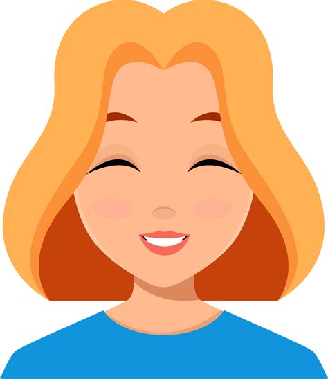 Woman Face Expression Clipart Design Illustration 9380330 Png