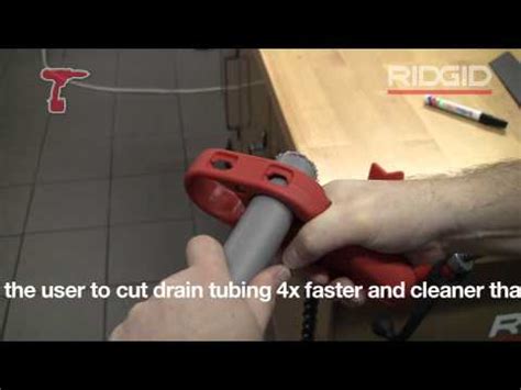 Ridgid P Tec Plastic Pipe Cutter Youtube