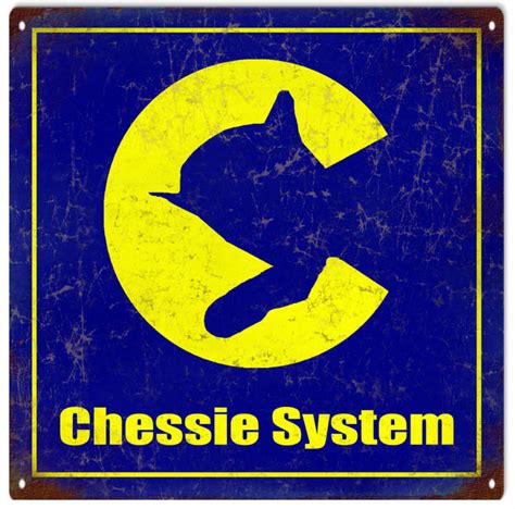 Reproduction Chessie System Railway Sign 12x12 Reproduction Vintage Signs
