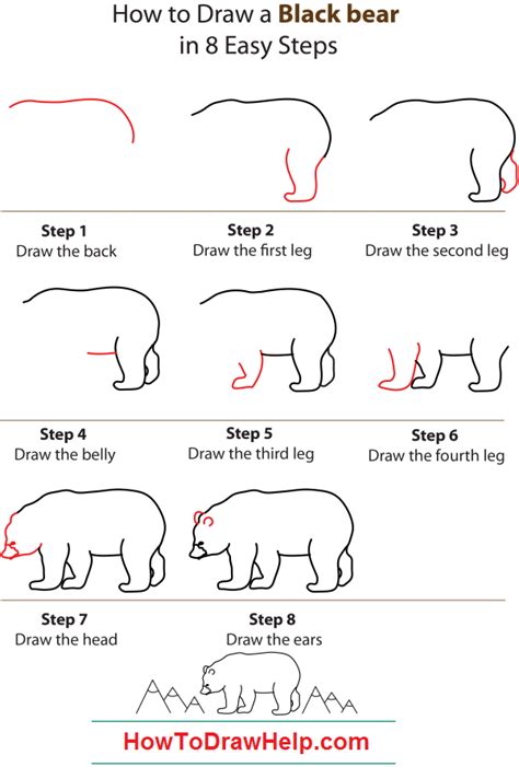 Https://tommynaija.com/draw/how To Draw A Black Bear Easy
