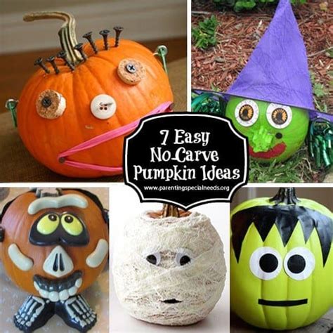 7 Easy No Carve Pumpkin Decorating Ideas Parenting Special Needs Magazine