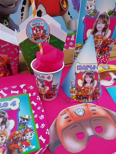 Pink Paw Patrol Party Supplies For Girls In 2020 Paw Patrol Party