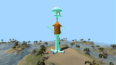 Simpleplanes Holy Statue Of Squidward