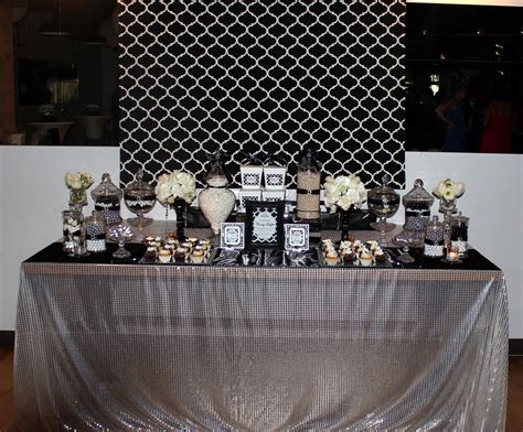 Hollywood Glam Candy Buffet Hollywood Glam Glam Party 40th Birthday