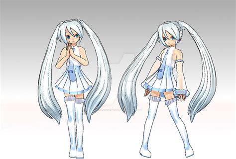 Animasa V3 Snow Miku Full Body Wip3 By Akisuky San On Deviantart