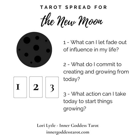 Setting Intentions The New Moon And Tarot Inner Goddess Tarotinner
