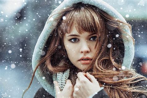 Georgiy Chernyadyev Winter Portraits Photography Snow Photography