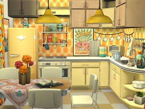 Retro Kitchen By Flubs79 At Tsr Sims 4 Updates