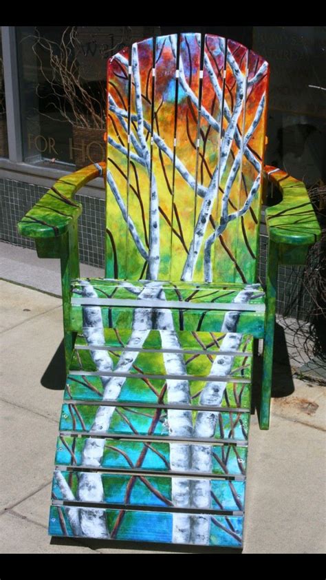 Adirondack Chairs Painted Hand Painted Chairs Whimsical Painted