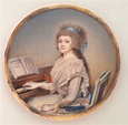 La comtesse de Balbi au piano, par Nicolas Le François, 1788. Anne ...
