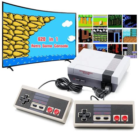 Buy 620 Mini Classic Retro Game Console With 2 Classic Controllers And