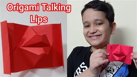 How To Make Lips Mouth With Paper Diy Origami Paper Lips How To Make