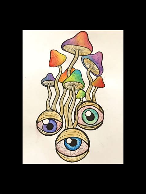 Colorful Artwork Easy Stoner Trippy Drawings Enchanted Colorful Artwork