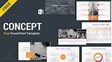 Although a good presentation should be simple and concise, a good tips: Concept Free PowerPoint Presentation Template - Free ...