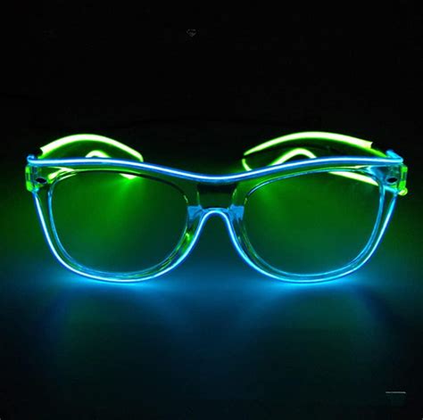 Linlin Led Glasses Light Up Rave Glasses Led Party Glasses Light Up Rave Glasses Battery Led