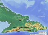 StepMap - Sierra Maestra - Landkarte für Kuba