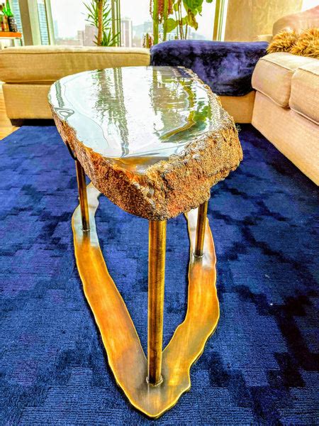 Giant Blue Agate Coffee Table 315 65 X 20 X 18 Tall Designs By
