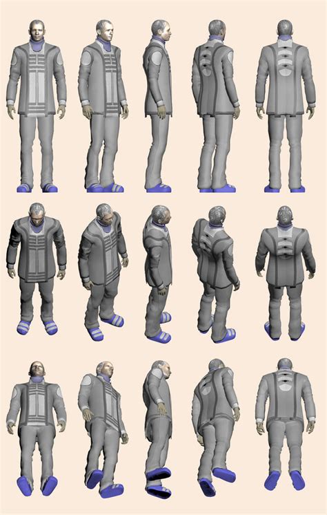 Mass Effect 2 Udina Model Reference By Troodon80 On Deviantart
