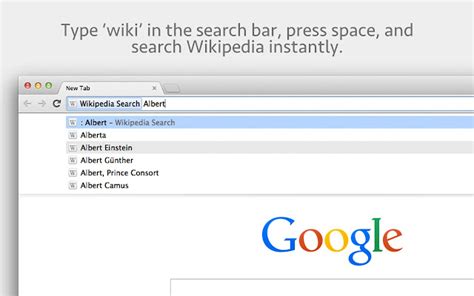 Wikipedia Search - Chrome Web Store
