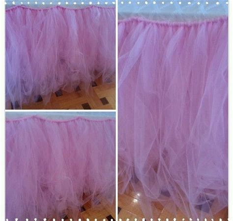 Tutu Table Skirt Candy Buffet Table Skirt Tulle By Poshmyparty 6000