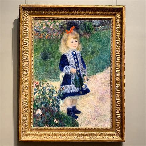Auguste Renoir ‘a Girl With A Watering Can’ Oil On Canvas 1876 On View National Gallery Of Art