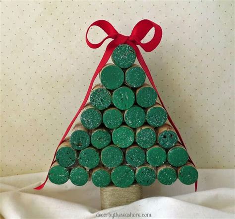 Diy Wine Cork Christmas Tree Tutorial Decor By The Seashore Diy