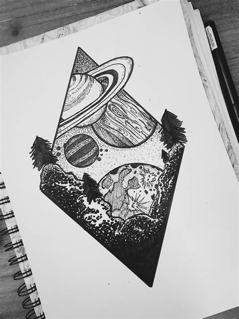 √ Space Drawing Aesthetic