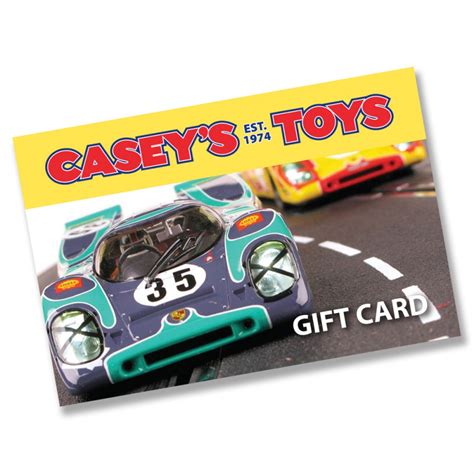 Put your check book away, save money on postage, get credit for your payment today and do it all with your mobile device & no fees if using a debit card (credit cards incur 2.49% surcharge fee). Caseys Toys Gift Card Voucher $25 Hobby Design | Toys | Casey's Toys