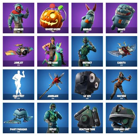 Fortnite Cosmetic Leak Reveals A Ton Of New Items Coming Soon