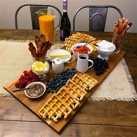 Breakfast Waffle Board So Fun To Create A Waffle Board Perfect For