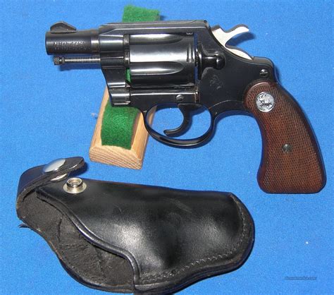 Colt Detective Special Revolver With Holster For Sale