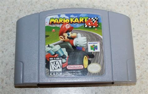 Mario Kart 64 Nintendo 64 Game Cartridge Authentic N64 Tested And Works