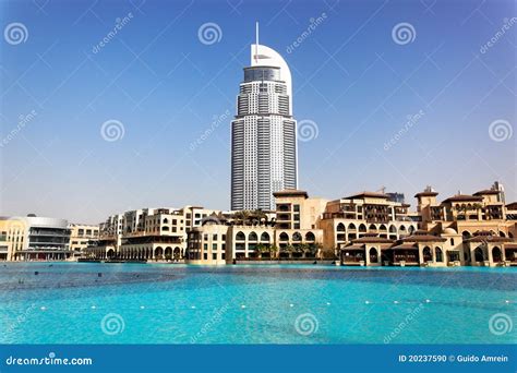 Highrise Building Burj Dubai Lake Dubai Stock Photo Image Of Rise