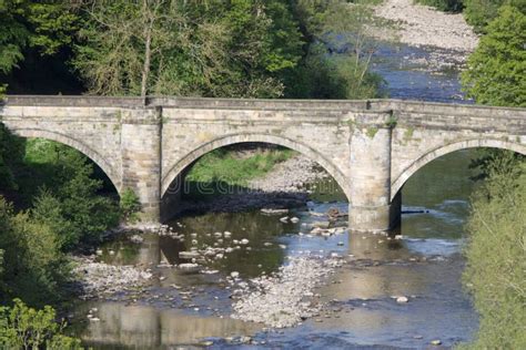 Three Span Stone Bridge Stock Image Image Of Ancient 184801541