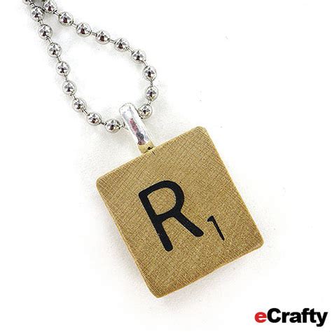 Make A Scrabble Tile Pendant In Under A Minute Or Personalize With