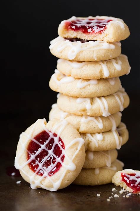 These Raspberry Almond Shortbread Thumbprint Cookies Are One Of My My