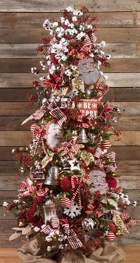 10 Farmhouse Christmas Tree Decorations