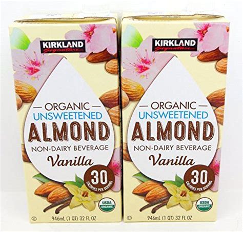 Diabetics in particular should consider almond milk. Kirkland Organic Unsweetened Almond Non-Dairy Beverage/Milk Vanilla 2 (32 Oz.) Cartons ...