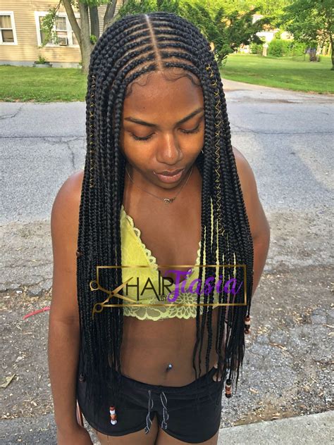 10 Recommendation Black Braided Hairstyles With Weave