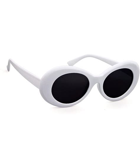 Clout Goggles Retro Vintage Oval Kurt Cobain Inspired Sunglasses Thick