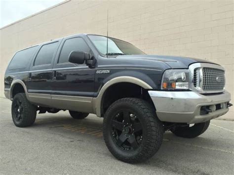 Lifted 2001 Ford Excursion Limited 4x4 73 Powerstroke Turbo Diesel