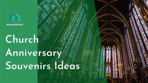 Church Anniversary Favor Ideas