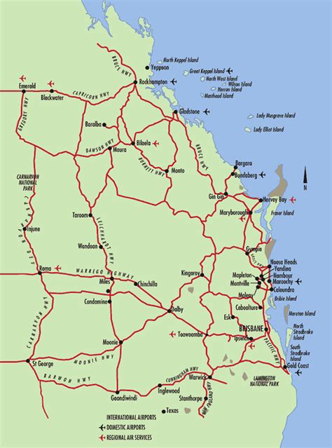 Explore destinations, experiences and events that will change you. South East Queensland Map - Gold Coast Australia