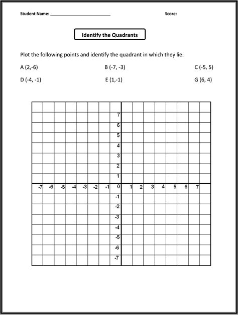 Free Math Grid Worksheets | Activity Shelter