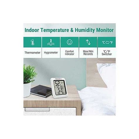 Thermopro Tp50 Digital Hygrometer Indoor Thermometer Room Thermometer