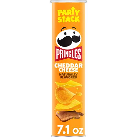 Pringles Cheddar Cheese Potato Crisps Chips Shop Chips At H E B