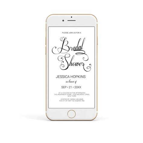 Create your own wedding invitation cards in minutes with our invitation maker. Calligraphy Wedding Bridal Shower Invitation Template - Do ...