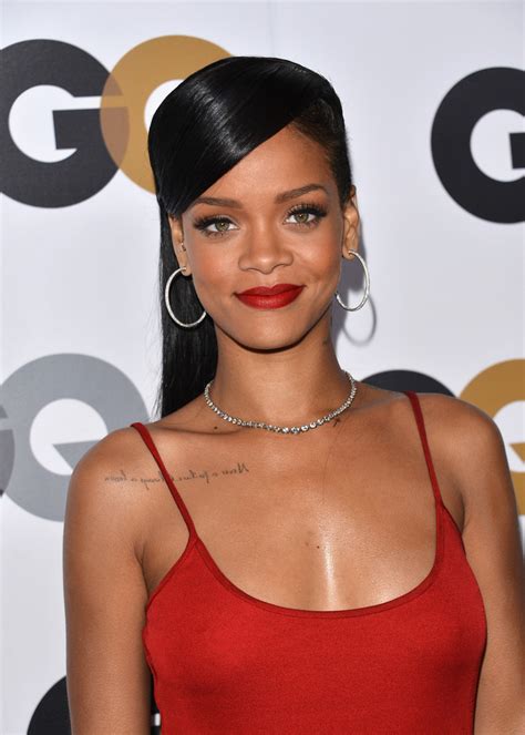Rihanna Long Hairstyle Long Dark Straight Hairstyle For Women