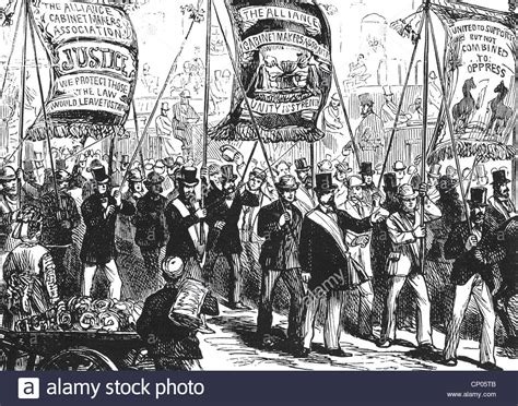 A trade union (or a labor union in american english), often simply called a union, is an organization of workers who have come together to achieve many common goals, such as protecting the integrity of their trade, improving safety standards, and attaining better wages, benefits. BRITISH TRADE UNION demonstration in 1877 with banners of ...