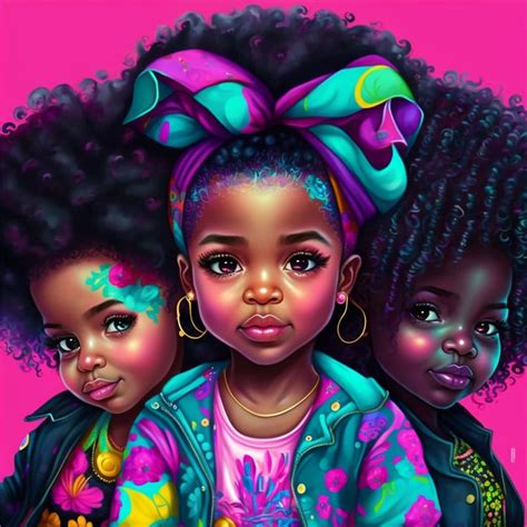 Black Sisters Sisters Art Black Love Art Hyper Realistic Paintings